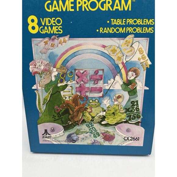 Fun With Numbers CX 2661 Atari 2600 CIB Game, Box, Manual - Picture 10 of 14